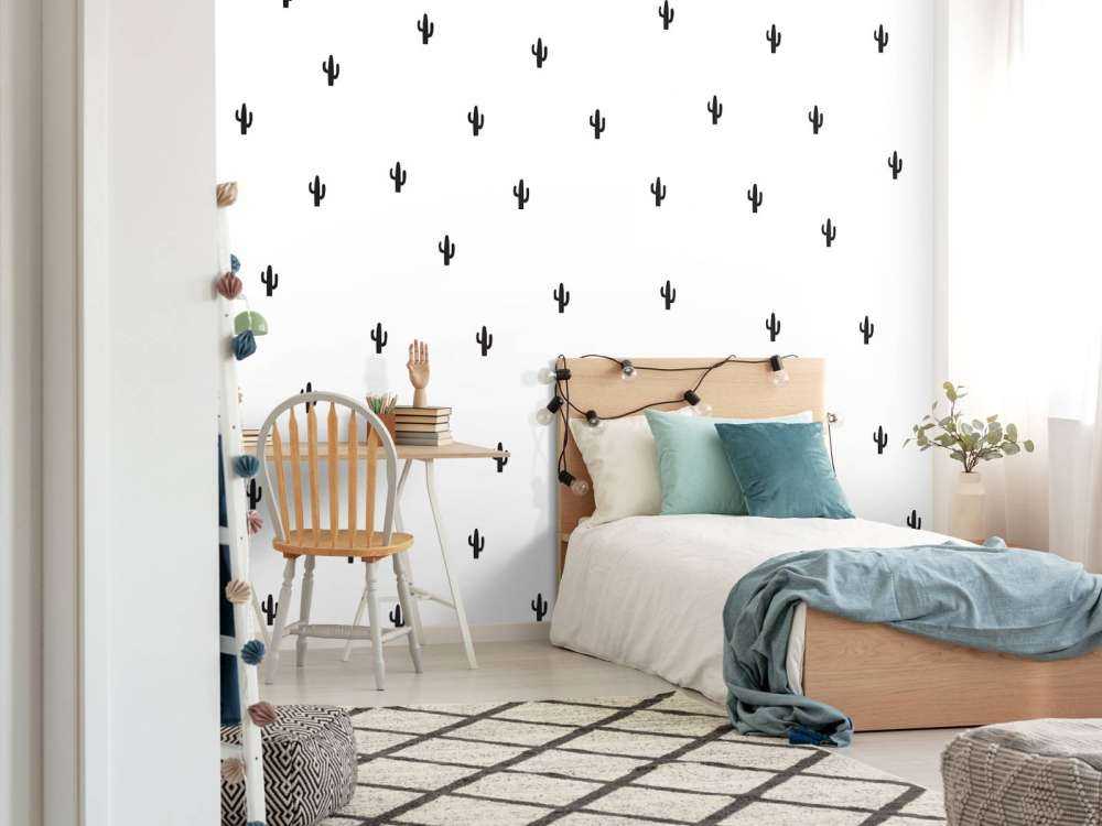 Cactus in bianco e nero