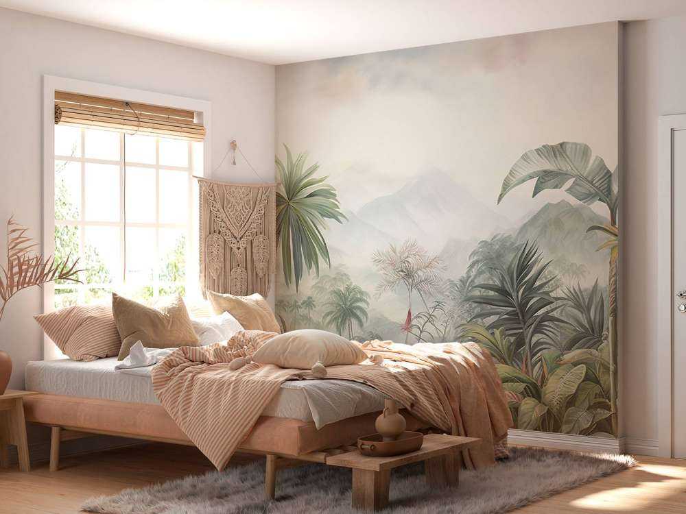 Panorama Tropicale in Pastello