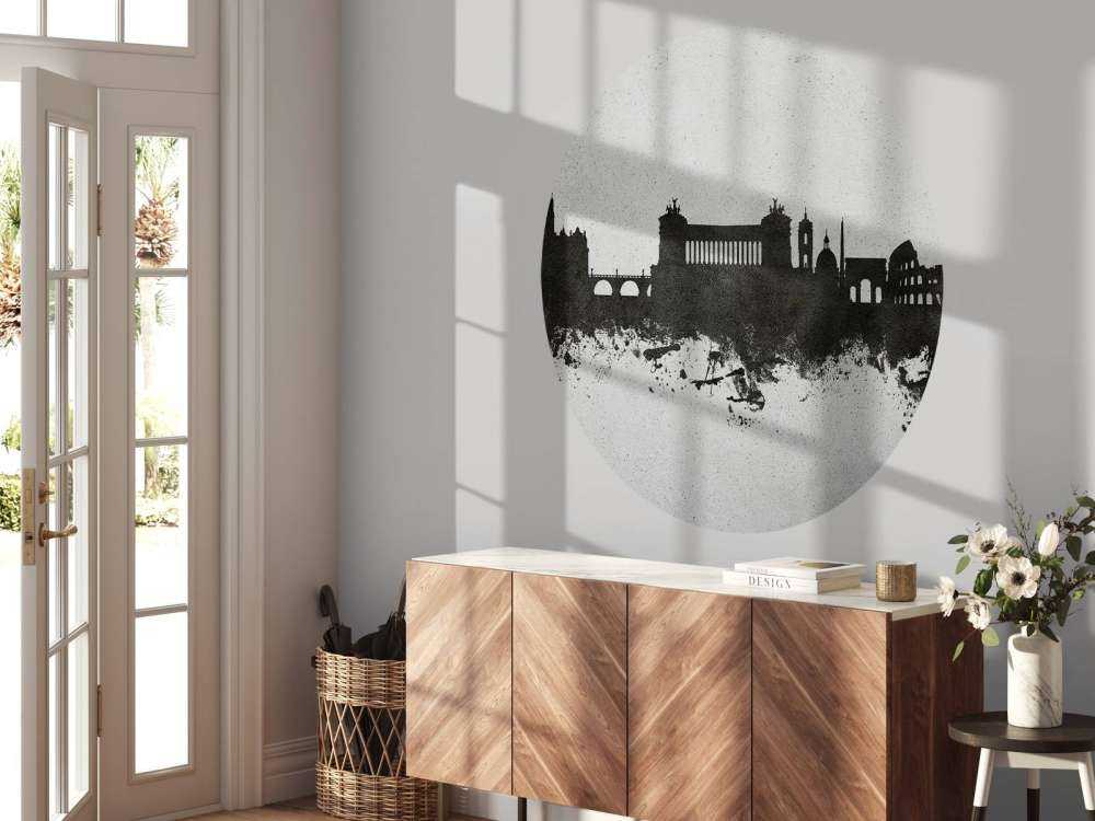 Acquerello skyline, Roma