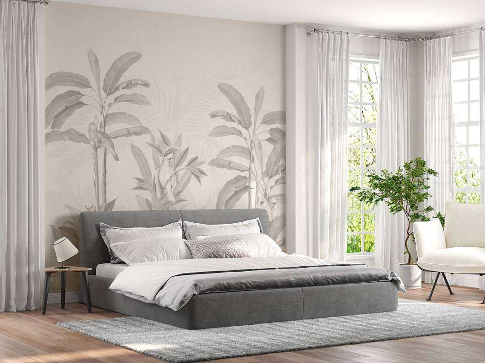 Paesaggio della giungla d'epoca - seppia