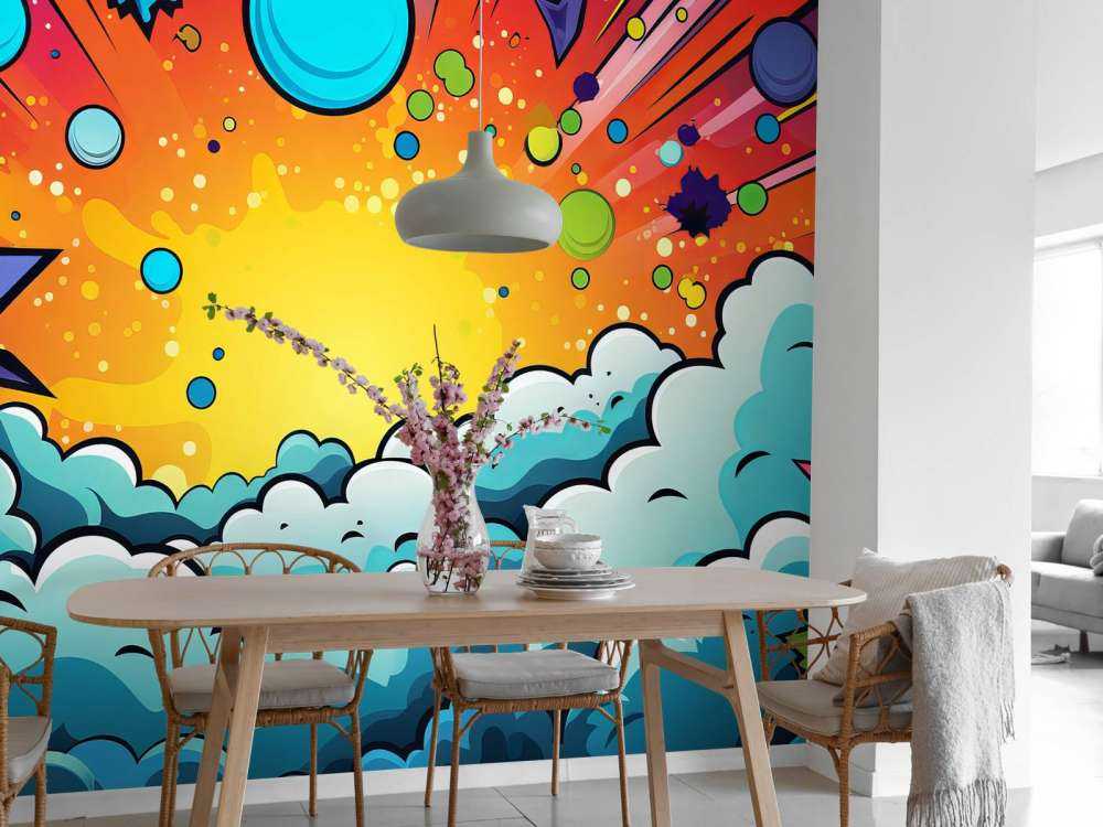 Esplosione di colore cosmico