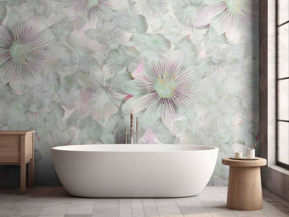 Eleganza Botanica Acquerello Rosa Pastello