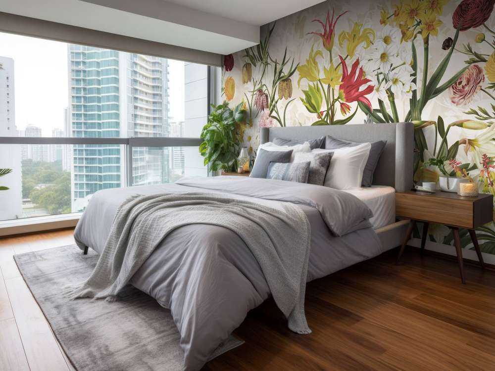 Fiori di Primavera - Beige Miele Caldo