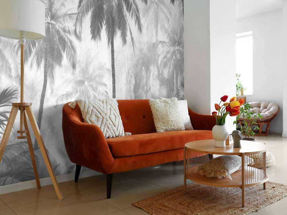 Foresta di Palme Nebbiosa