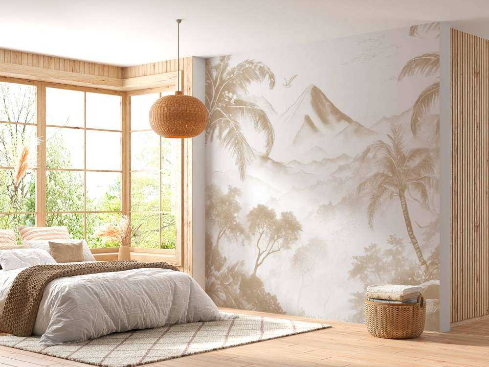 Alba sull'Isola Vulcanica, taupe