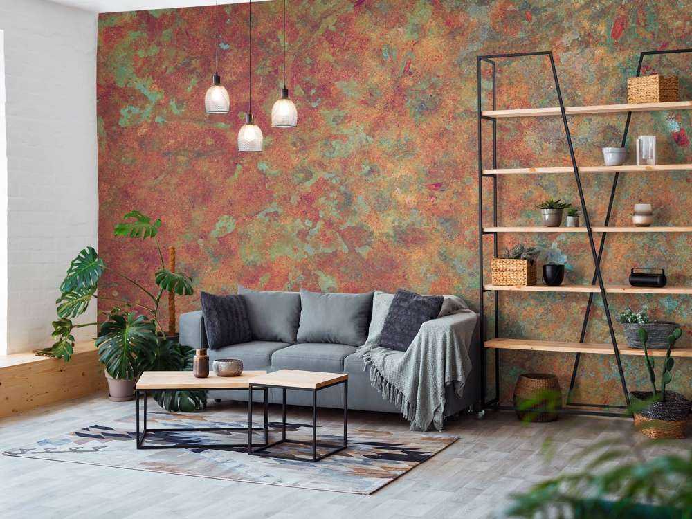 Metallo industriale ossidato