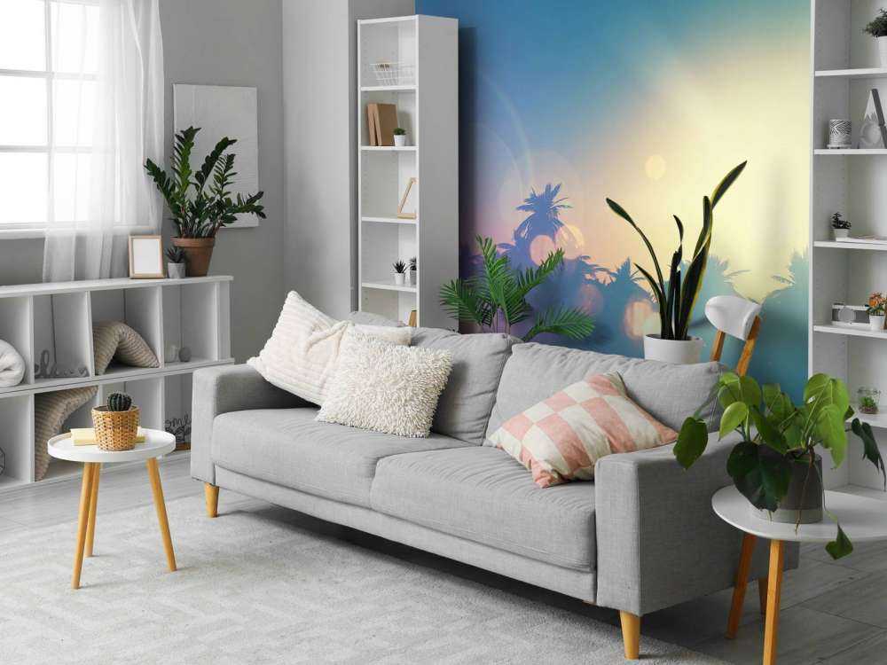 Palme con effetto retrò