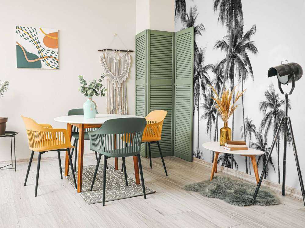 Palme in bianco e nero