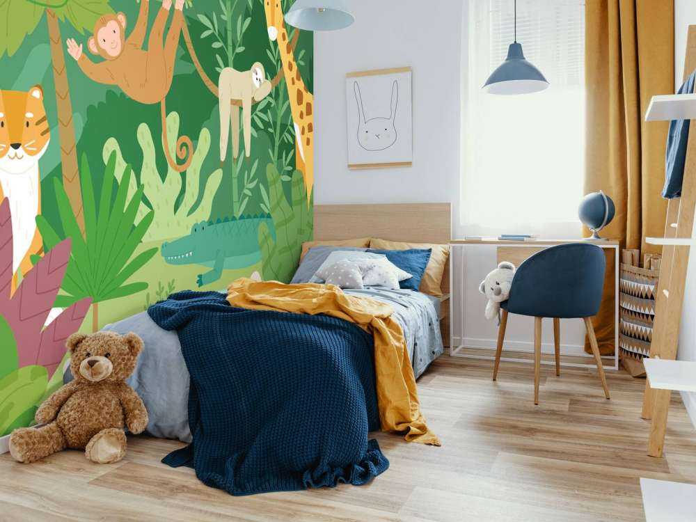 Animali della giungla felici