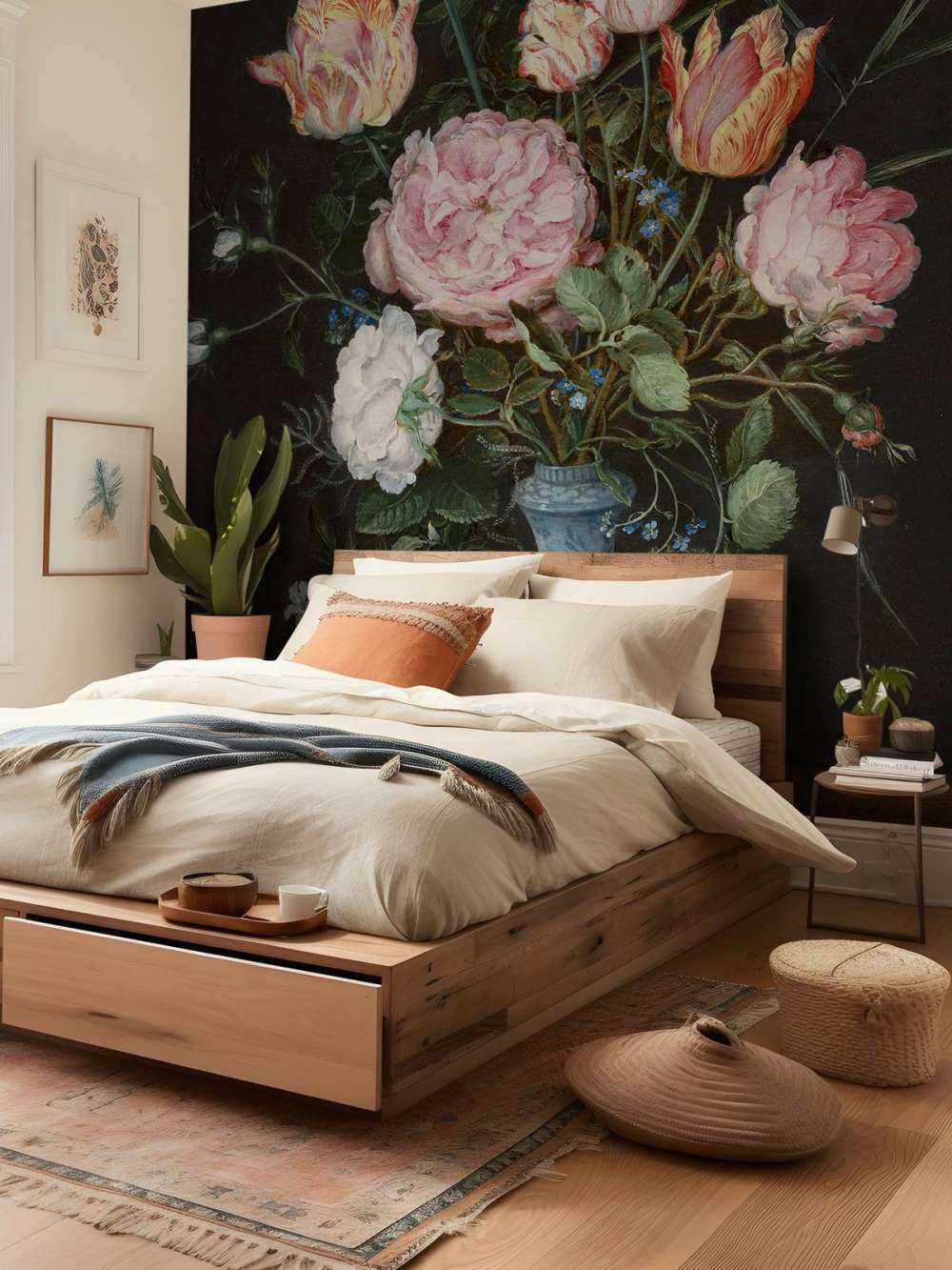 Vaso Wan-Li con fiori