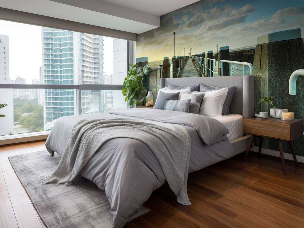 Ponteggi sulla costa