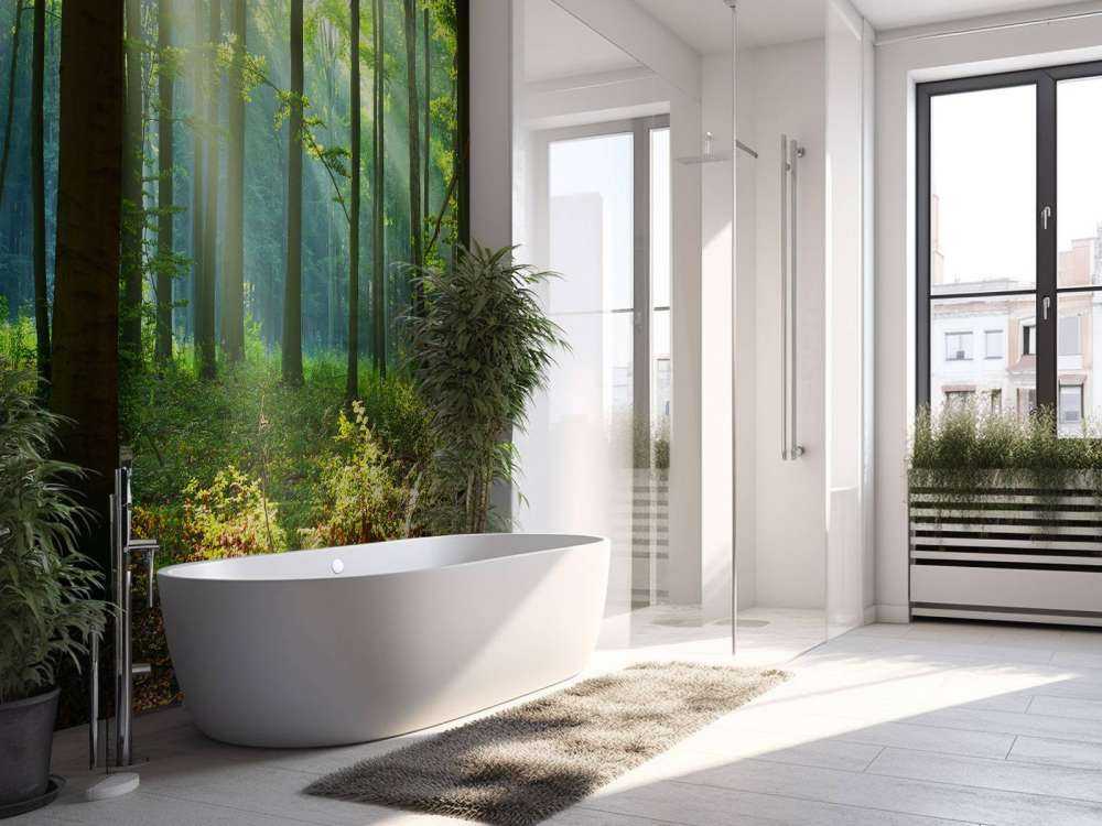 Mattina nella foresta