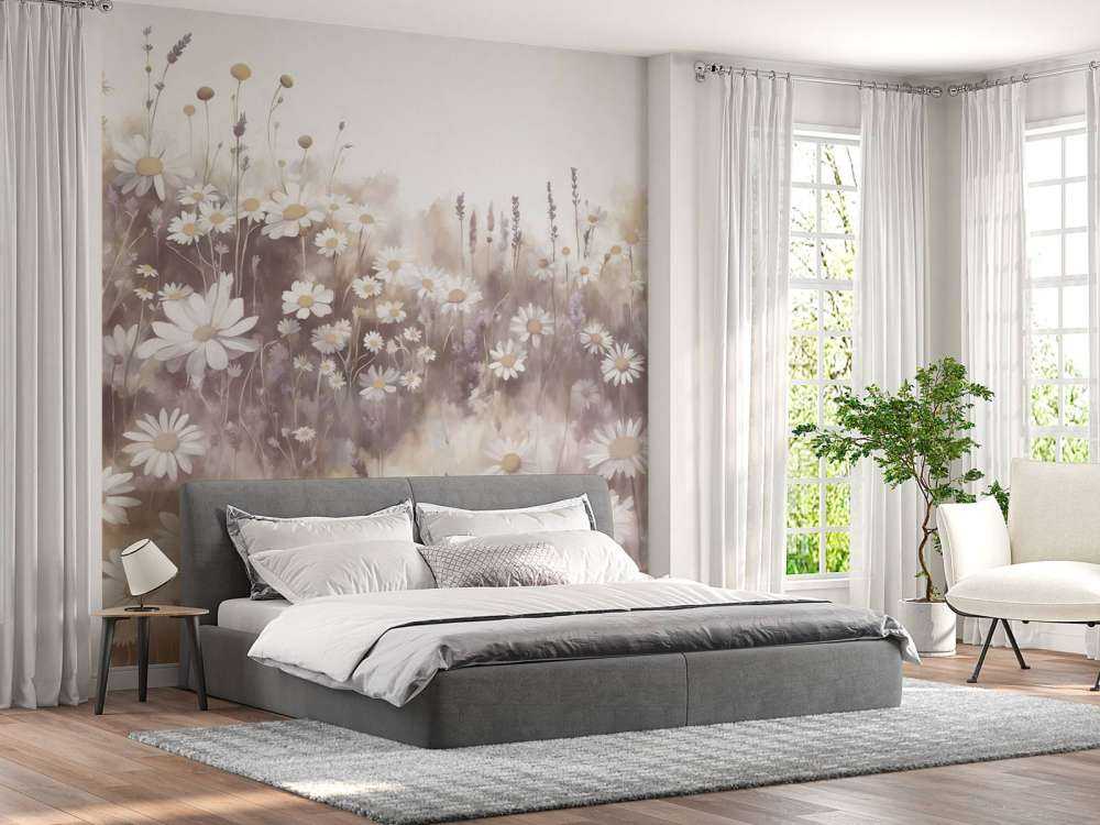 Campo di Margherite Quieto Rosa