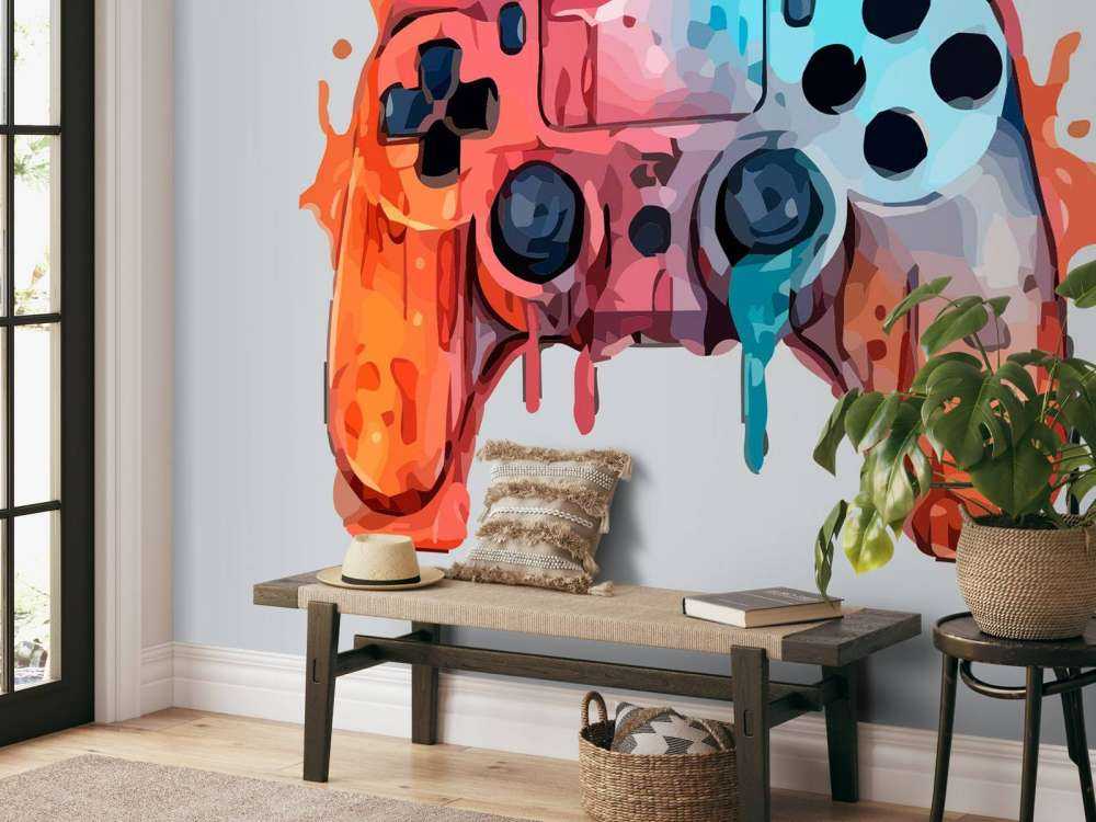 Acquerello Giocatore Splash