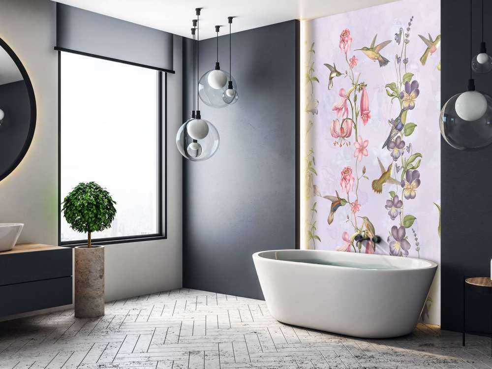 Fiori di prato e giardino viola