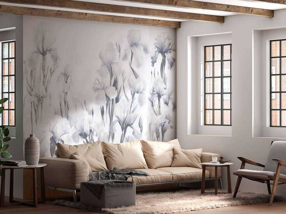 Iris danzano grigio senza soluzione di continuità