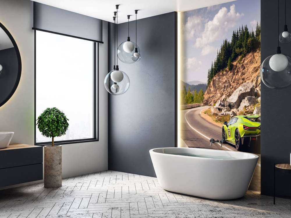 Lamborghini Revuelto nelle montagne