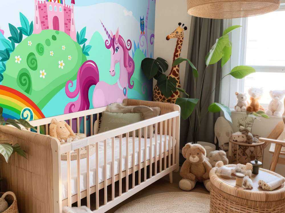 Unicorno in un castello