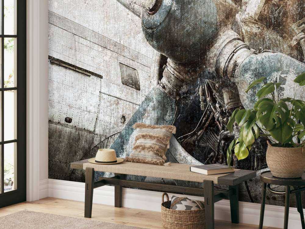 Motore d'aereo d'epoca