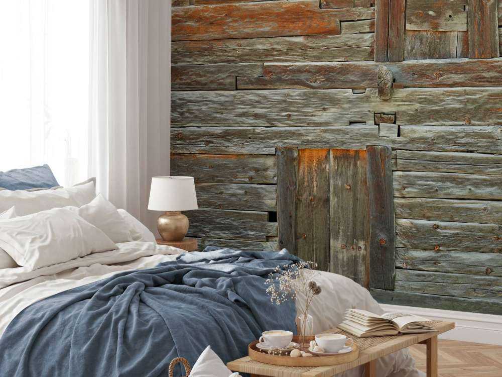 Vecchie porte di legno