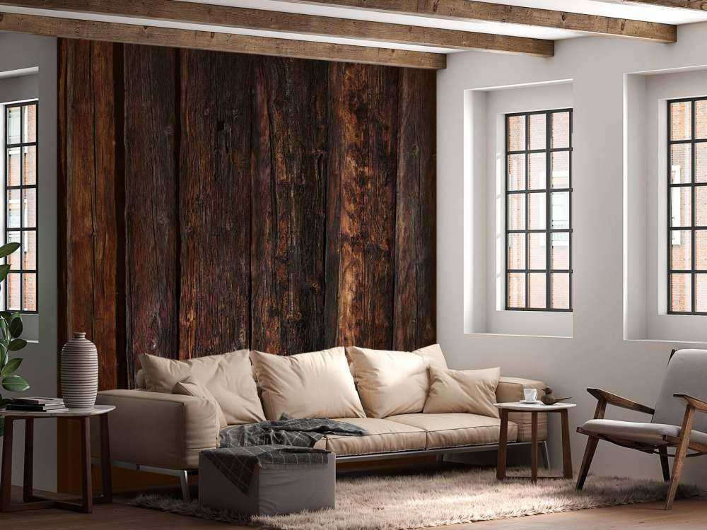 Legno verticale scuro