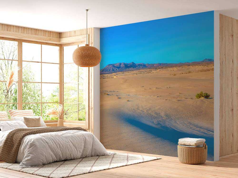 Alba alle dune di sabbia