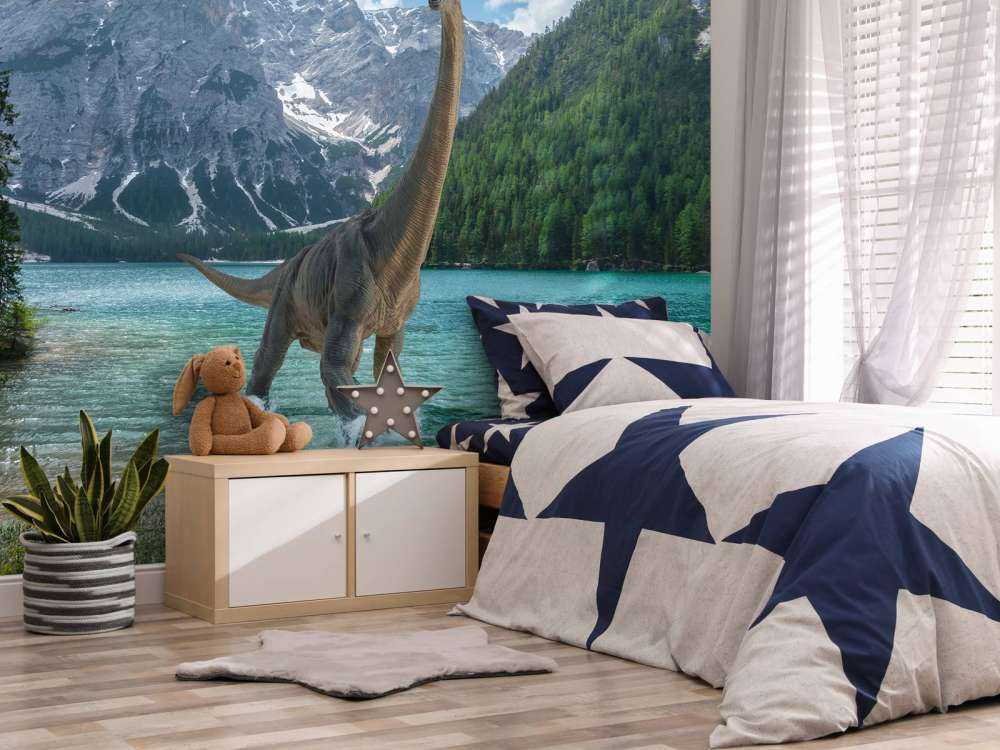 Brachiosauro in acqua