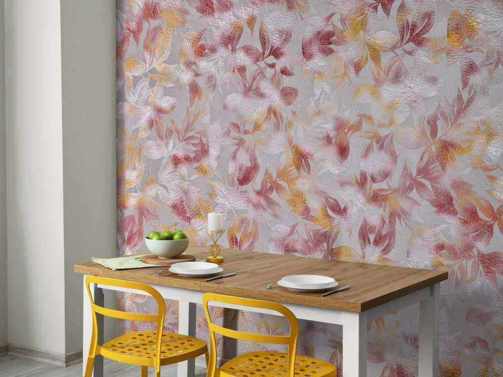 Fiori su sfondo grigio