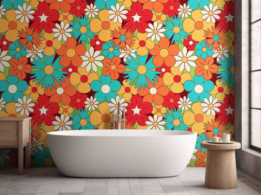 Fiori in stile vintage