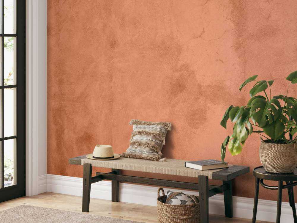 Calcestruzzo con colore terracotta