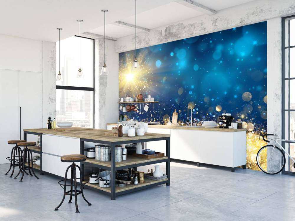 Stella nella notte scintillante