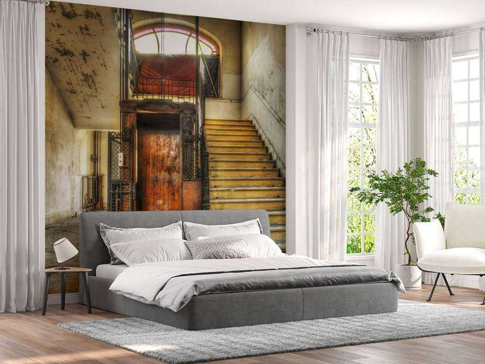 Atrio dell'hotel abbandonato