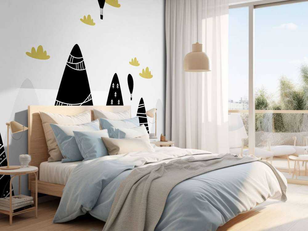 Montagne in bianco e nero