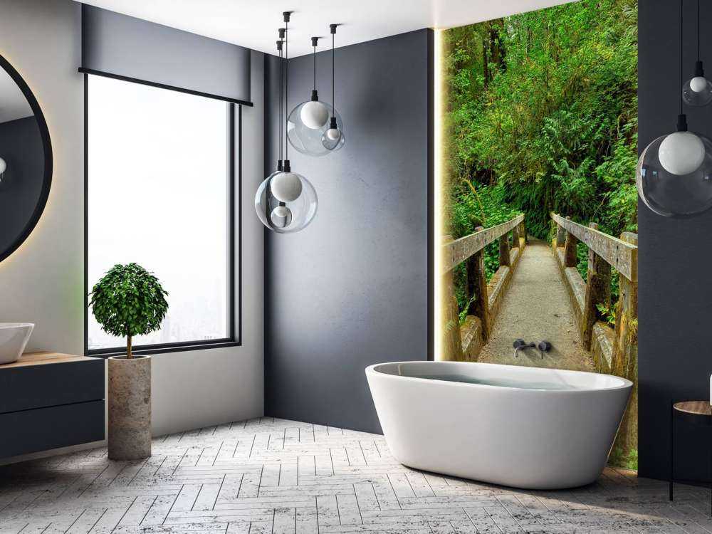 Un ponte nella foresta
