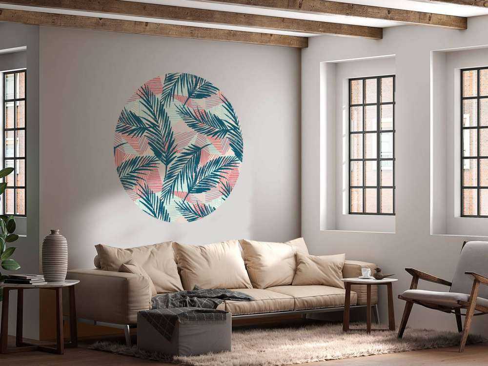 Foglie di palma astratte