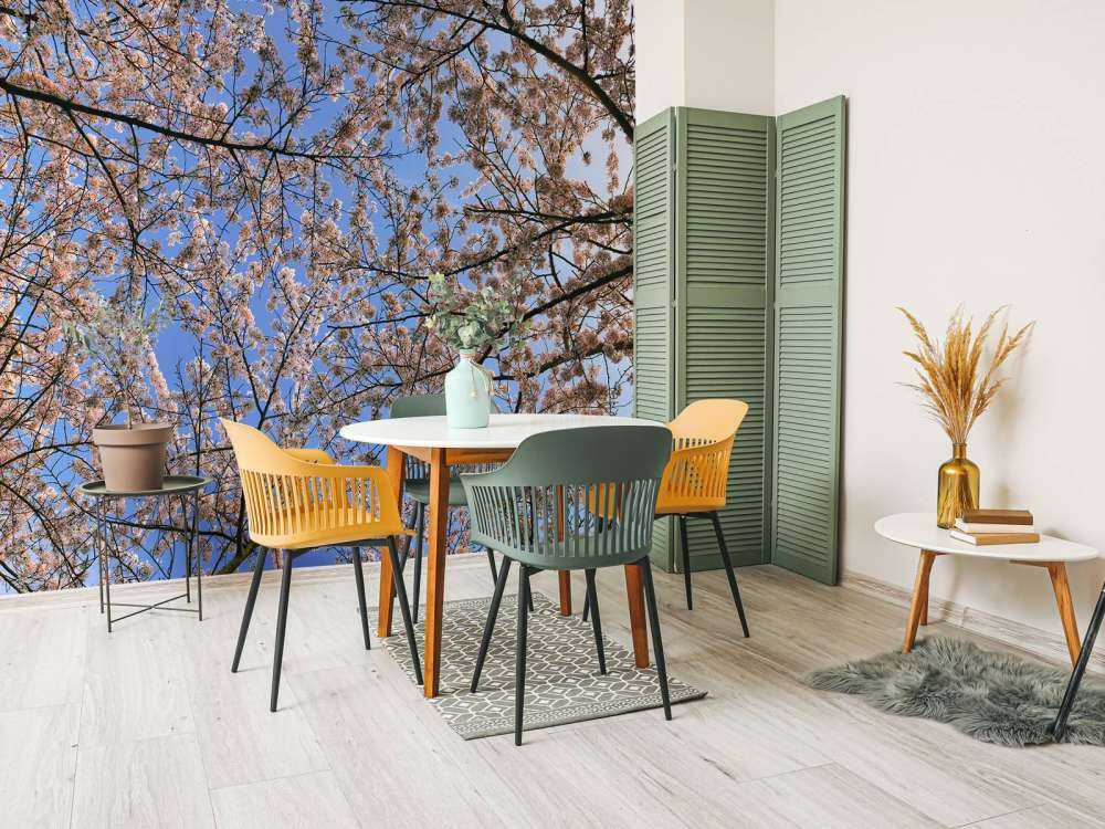 Rami in fioritura in fiore