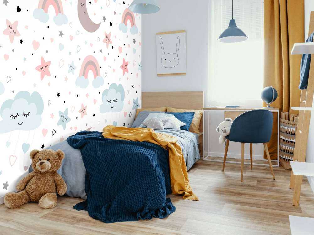 Nuvole, lune e arcobaleni