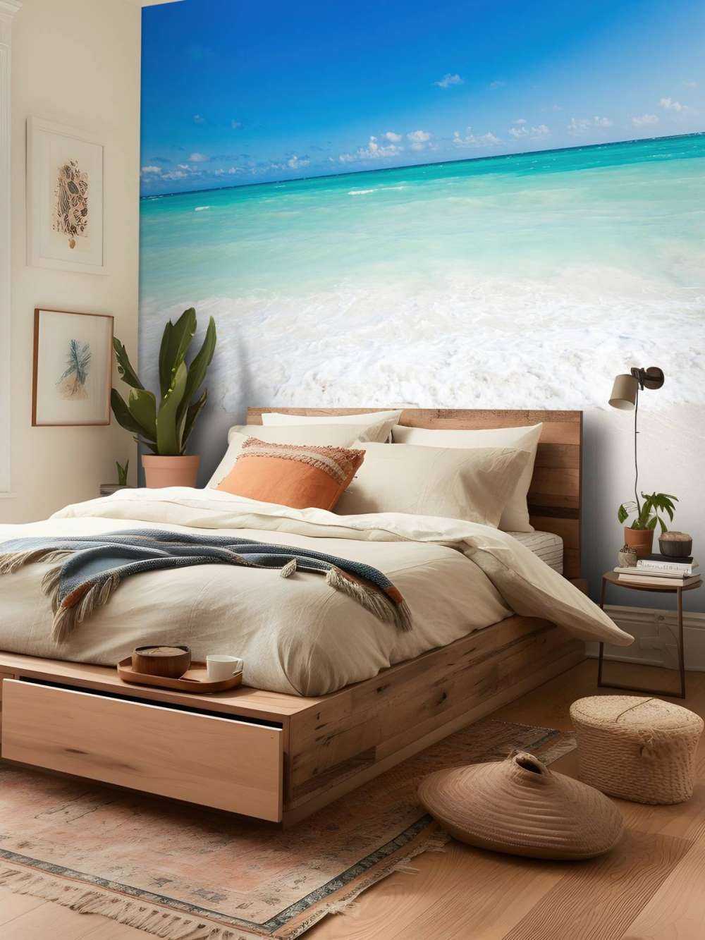 Spiaggia bianca e onde