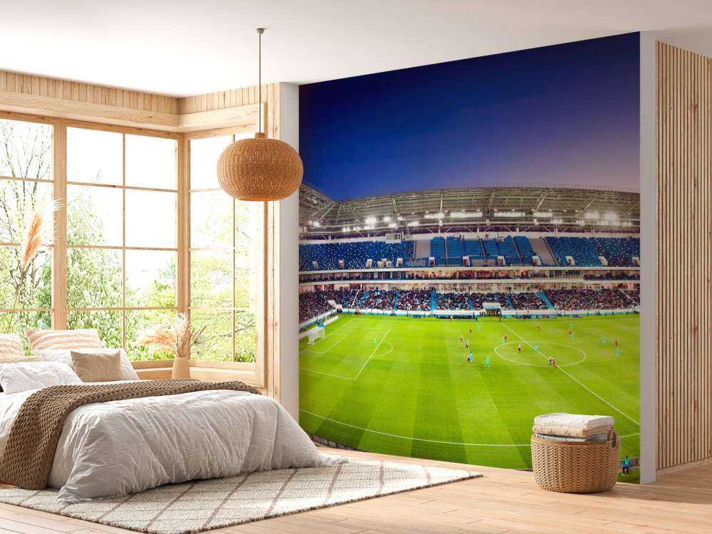 Panorama dello stadio di calcio