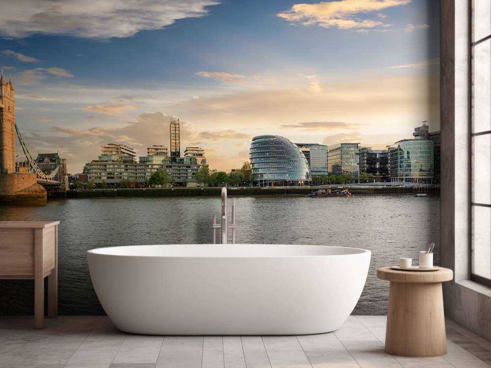Skyline Londra con Tower Bridge