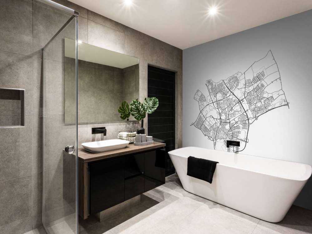 Mappa di Den Bosch, bianco