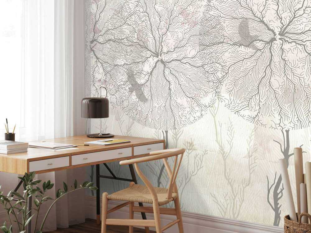 Graphic Trees - Sepia