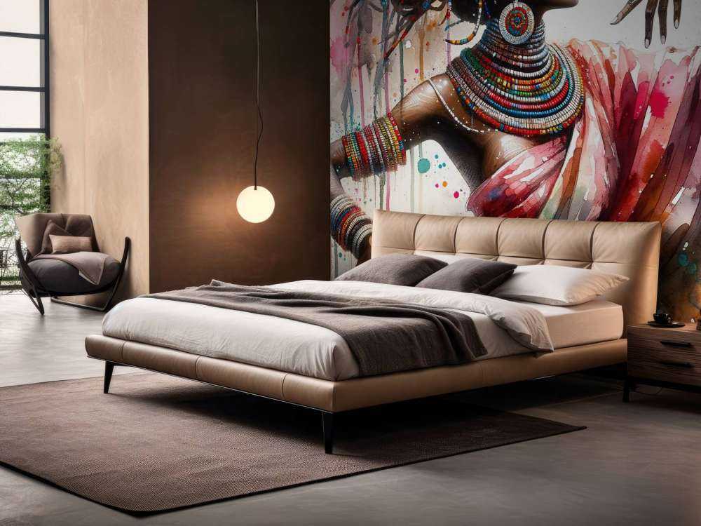 Danzatore africano ad acquerello