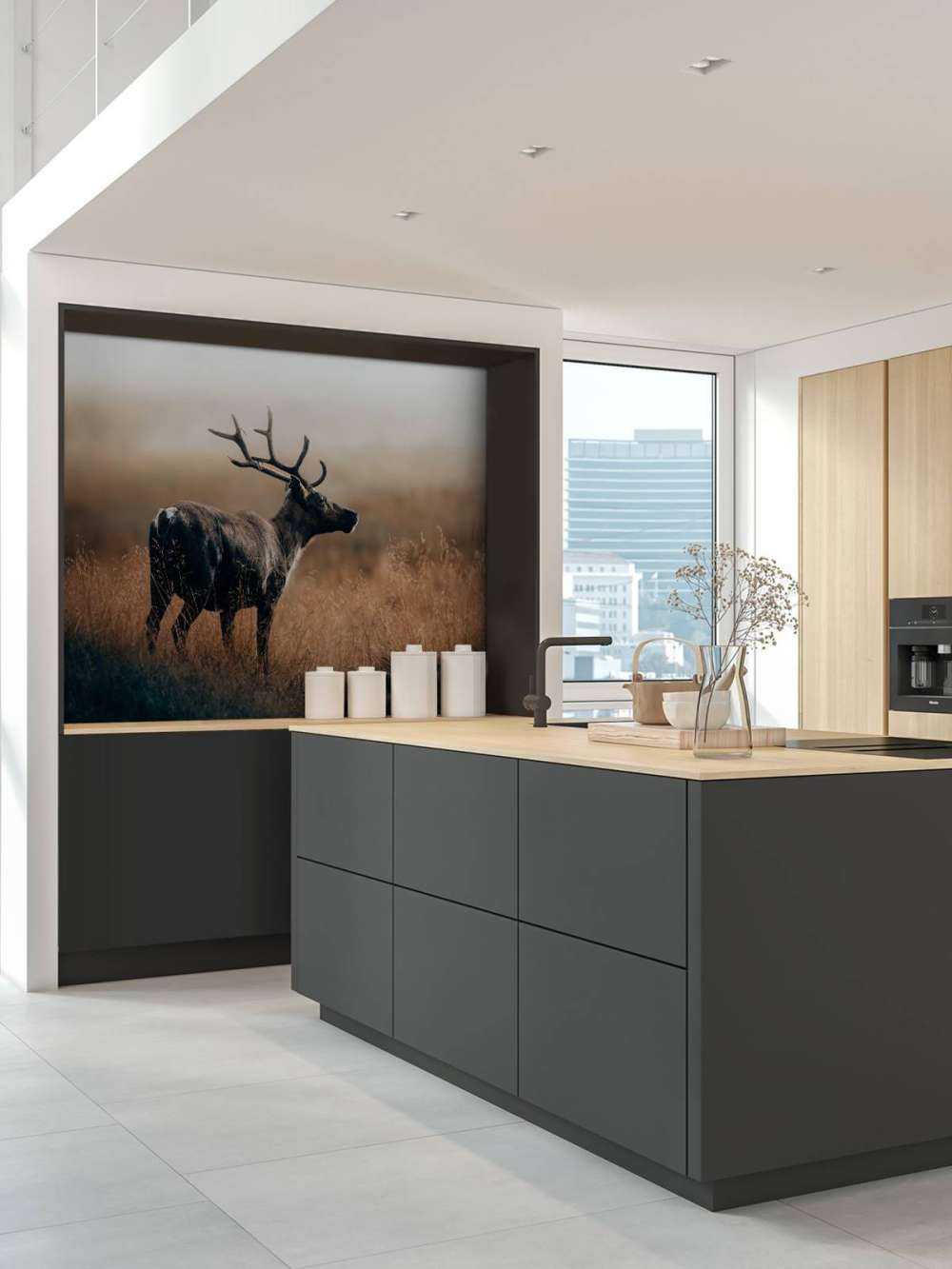 Renne nell'erba alta