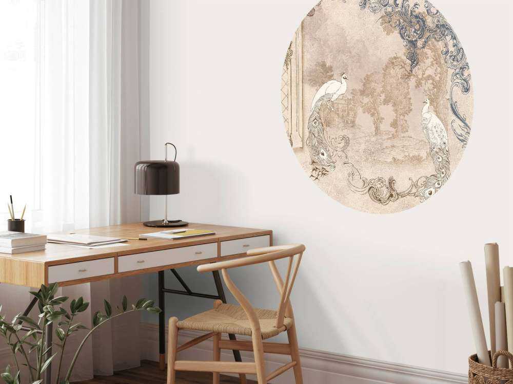 Splendore Barocco del Pavone da una Prospettiva Moderna