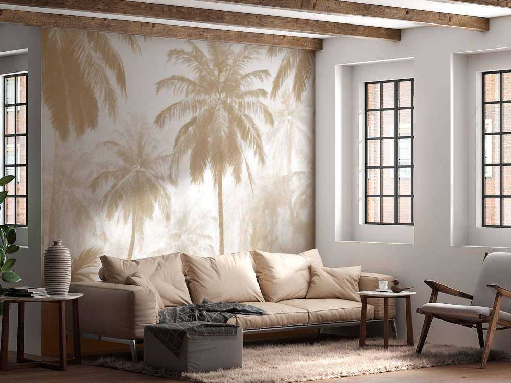 Foresta di Palme Nebbiosa, taupe