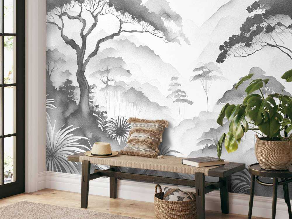 Valle di Montagna Nebbiosa