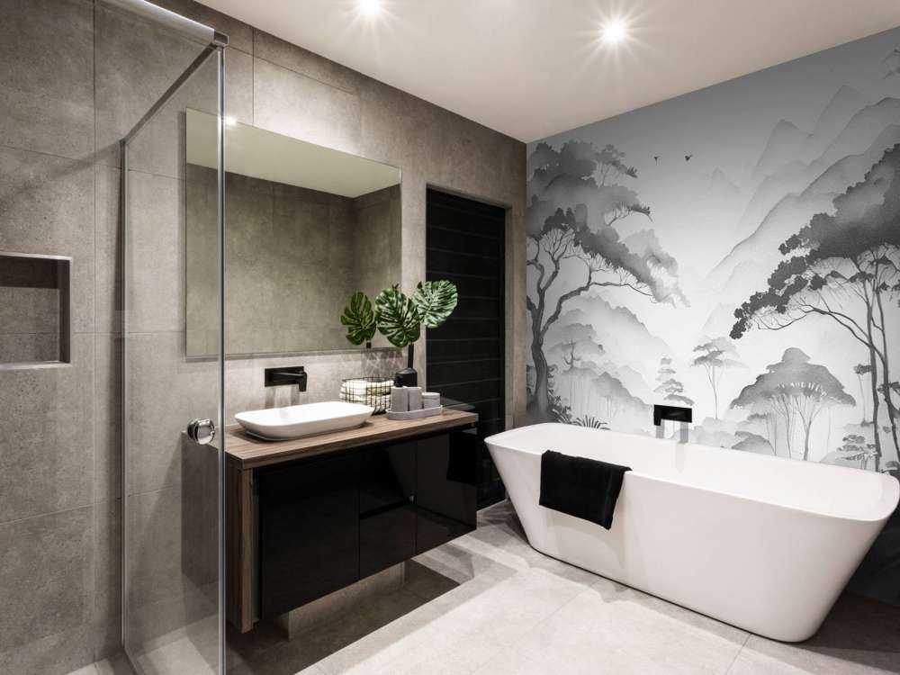 Valle di Montagna Nebbiosa