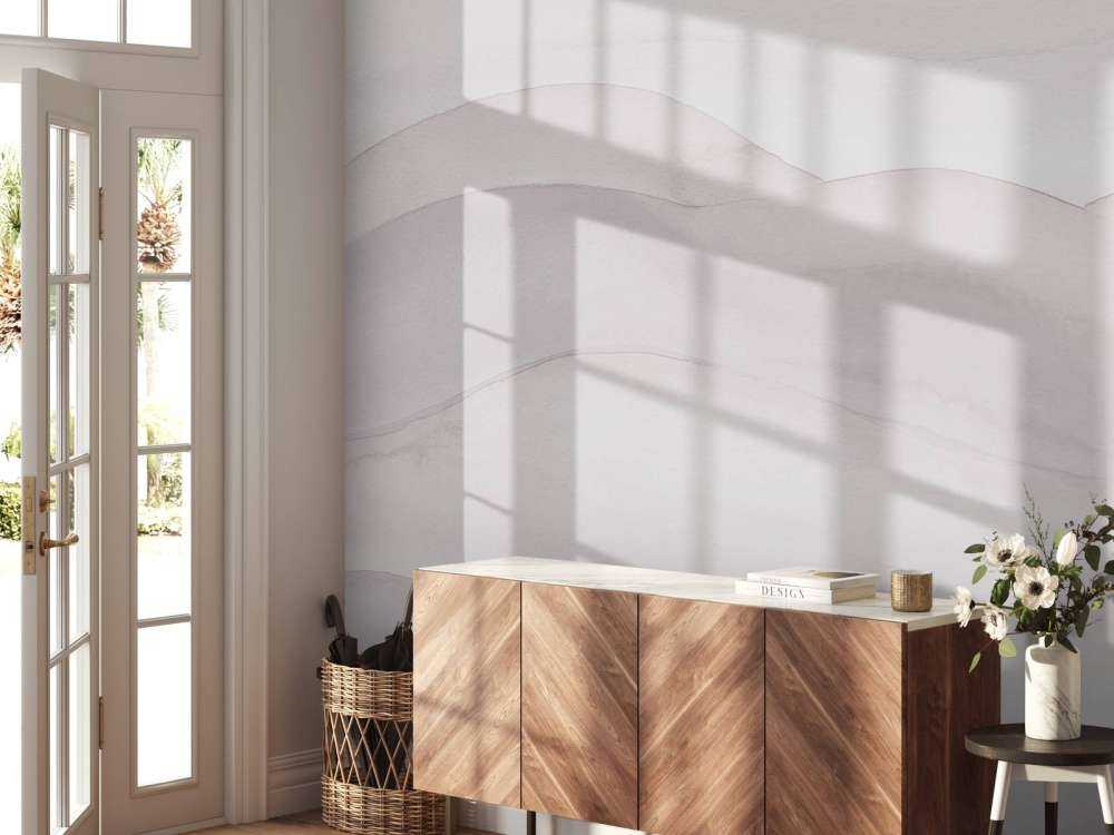 Gradiente astratto ondulato - rosa cipria