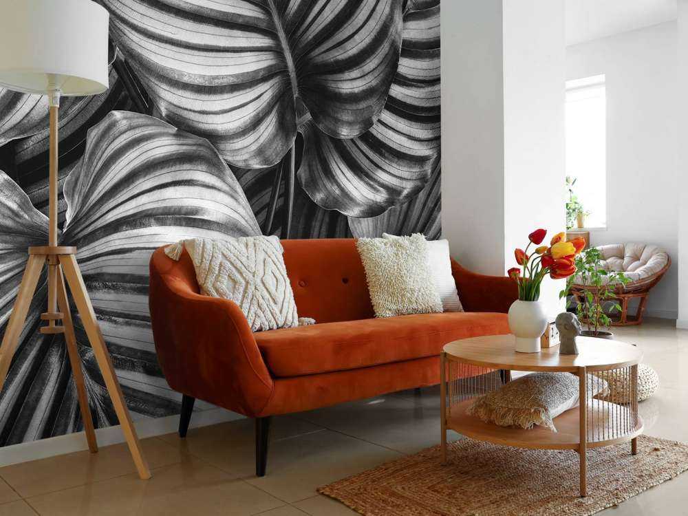 Pianta con foglie a strisce